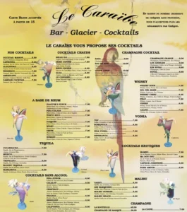 Panneau Bar